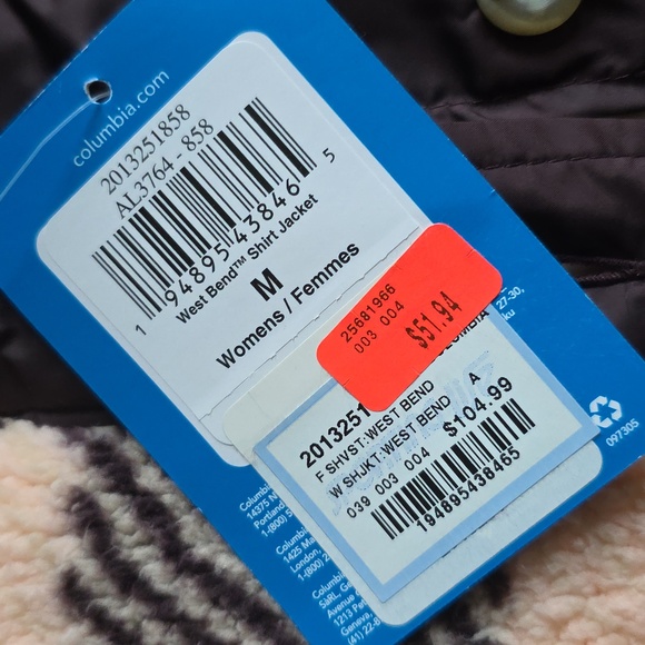 Columbia Shrrpa Fleece Shirt M - Picture 2 of 6